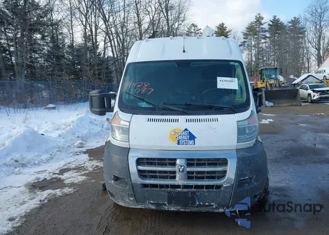 2018 Ram Promaster 2500 High Roof 159 Wb z USA, uszkodzony, nr VIN 3C6TRVDG2JE124293